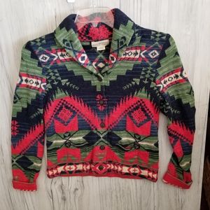 Jacket - Ralph Lauren Denim & Supply Southwest Print Cardigan Sweater